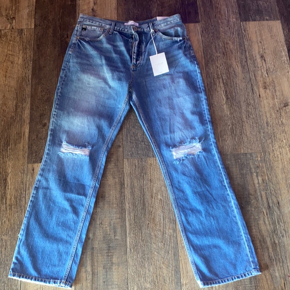 Womens KanCan mom jeans 15/31 straight fit nwt